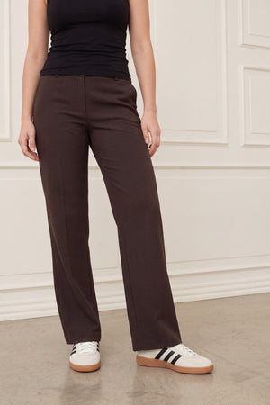 I SAY Firenze Wide Pant Pants 356 Dark brown