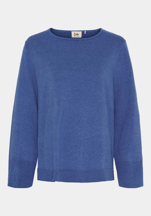 I SAY Frigga New Knit Knitwear 602 Blue