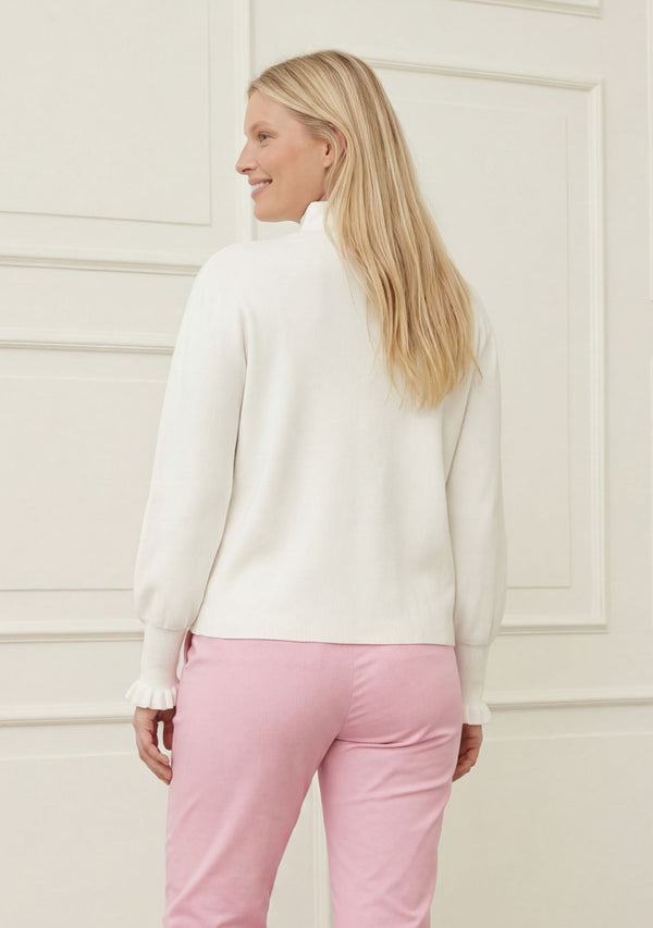 I SAY Frigga New Pullover Knitwear 101 Broken White