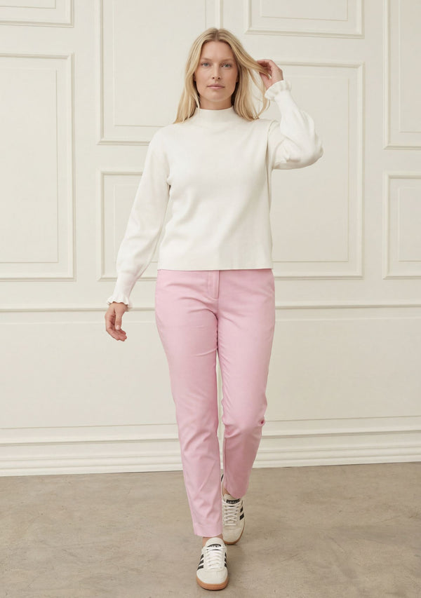 I SAY Frigga New Pullover Knitwear 101 Broken White