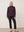 I SAY Frigga New Pullover Knitwear 419 Aubergine