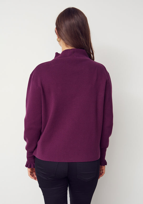 I SAY Frigga New Pullover Knitwear 434 Wine