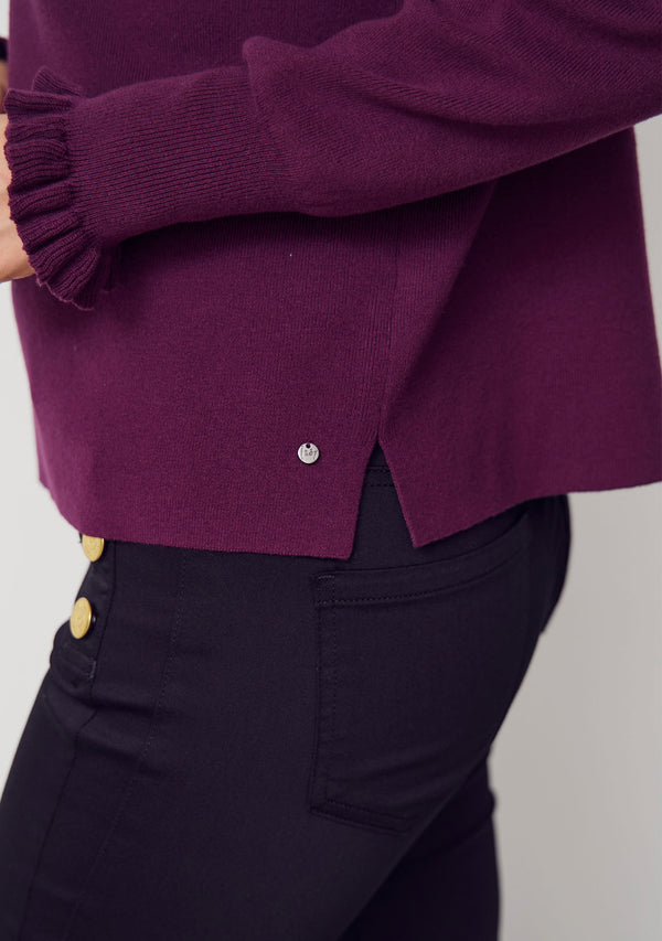 I SAY Frigga New Pullover Knitwear 434 Wine