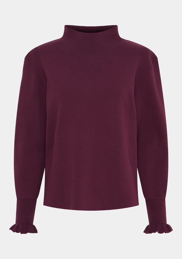 I SAY Frigga New Pullover Knitwear 434 Wine