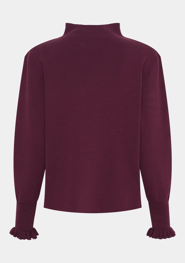 I SAY Frigga New Pullover Knitwear 434 Wine