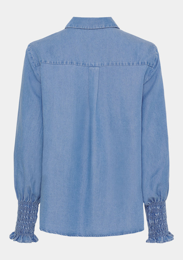 I SAY Ganja Shirt Shirts 616 Denim Blue