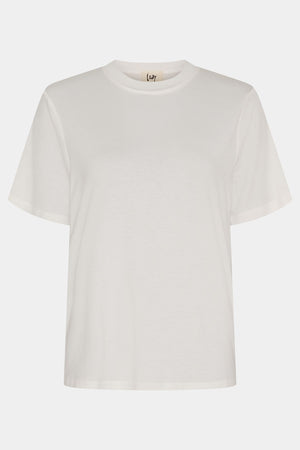I SAY Gritt O-Neck T-Shirt Basics 101 Broken White