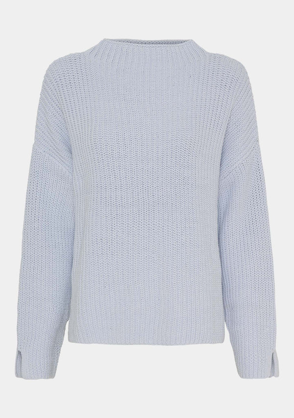 I SAY Gunda Knit Pullover Knitwear 619 Light Blue