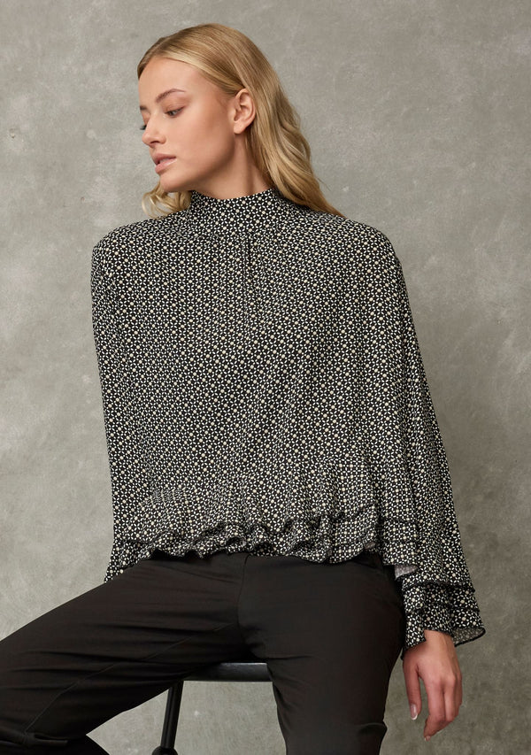 I SAY Gyta Deco Blouse Blouses N61 Petite Print