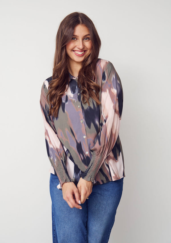 I SAY Gyta Smock Blouse Blouses M12 Autumn Float