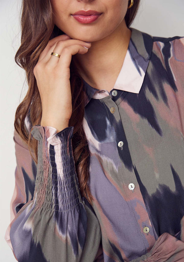 I SAY Gyta Smock Blouse Blouses M12 Autumn Float