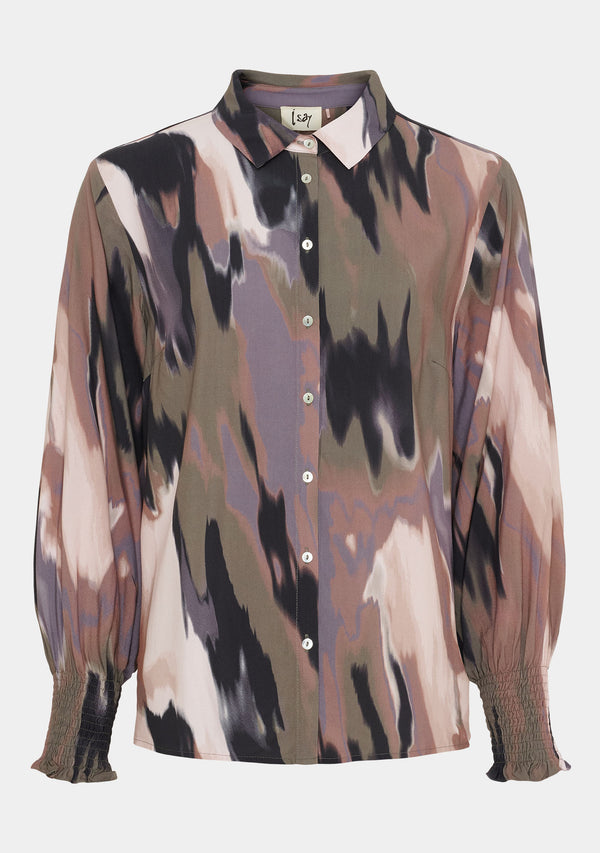 I SAY Gyta Smock Blouse Blouses M12 Autumn Float
