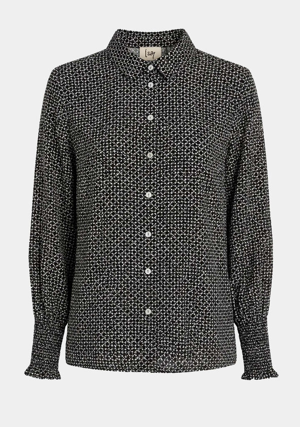 I SAY Gyta Smock Blouse Blouses N61 Petite Print
