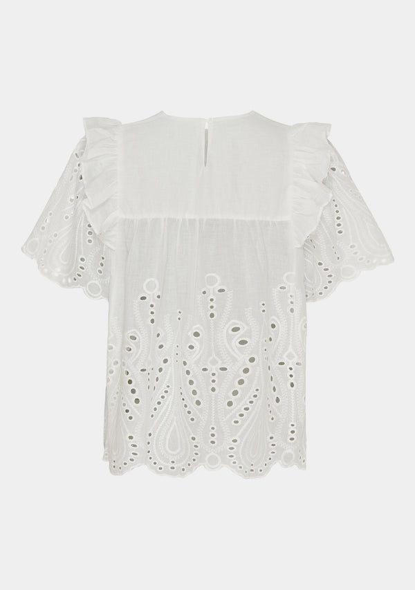 I SAY Hadia Top Tops 100 White