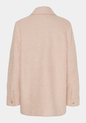 I SAY Hawo Button Coat Outerwear 507 Powder