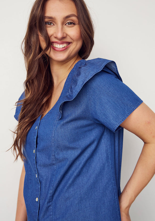 I SAY Heba Shirt Shirts 643 Denim
