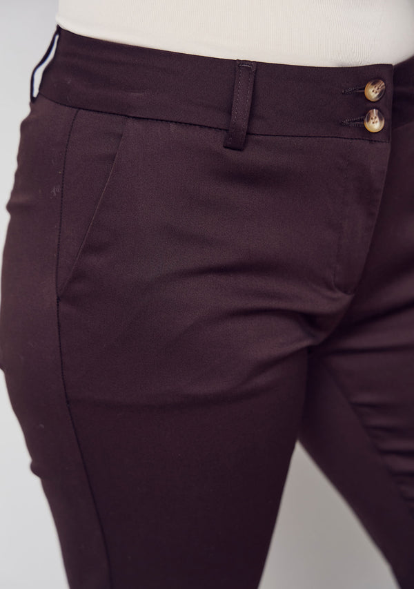 I SAY Isay Chino Pant Pants 356 Dark brown