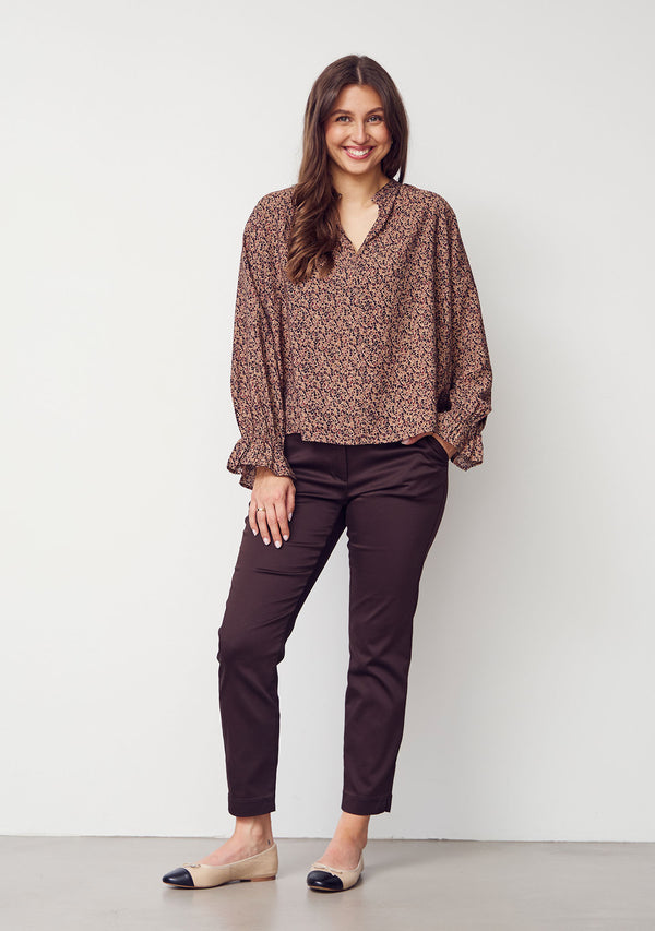 I SAY Isay Chino Pant Pants 356 Dark brown