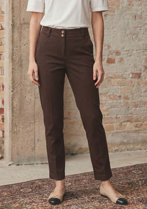 I SAY Isay Chino Pant Pants 356 Dark brown