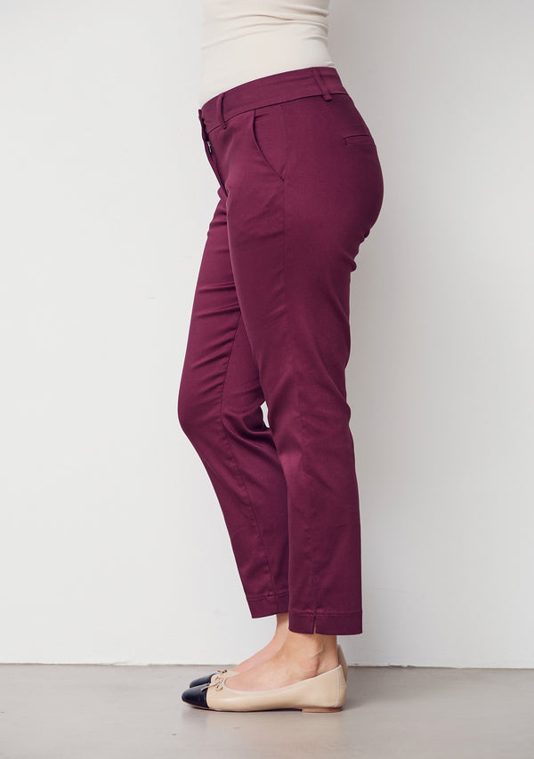 I SAY Isay Chino Pant Pants 434 Wine