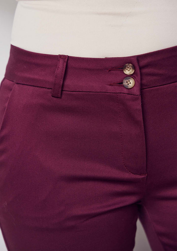 I SAY Isay Chino Pant Pants 434 Wine