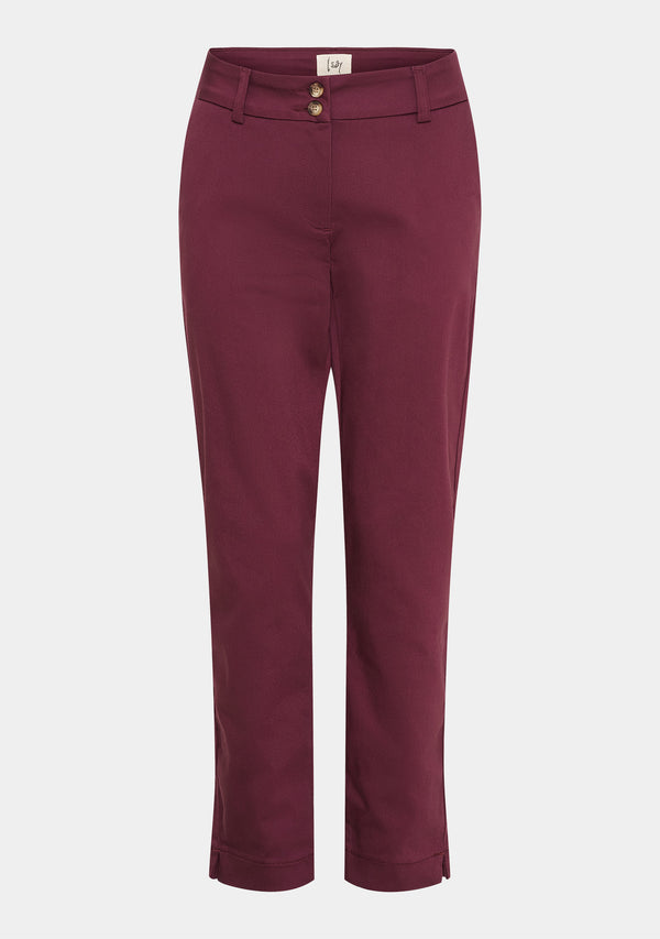 I SAY Isay Chino Pant Pants 434 Wine