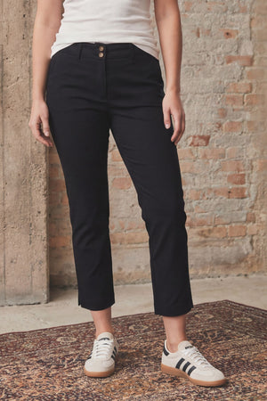 I SAY Isay Highwaist Chino Pants 900 Black