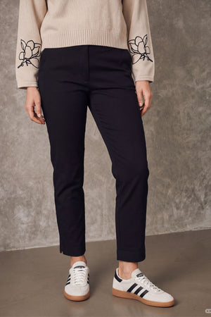 I SAY Isay Highwaist Chino Pants 900 Black
