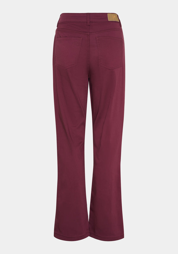 I SAY  Isay Long Straight Pant Pants 434 Wine