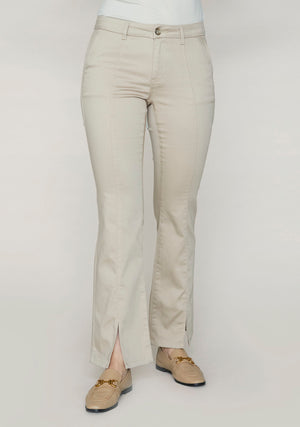 I SAY Isay Split Pant Pants 117 Dark Sand