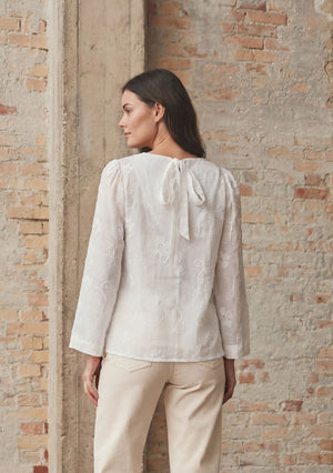 I SAY Juna Blouse Blouses 101 Broken White