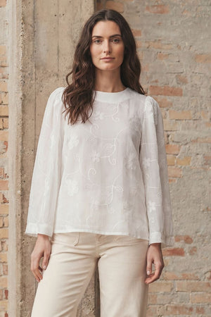 I SAY Juna Blouse Blouses 101 Broken White