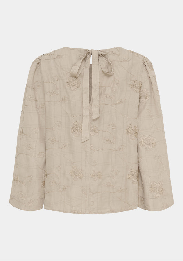 I SAY Juna Blouse Blouses 117 Dark Sand