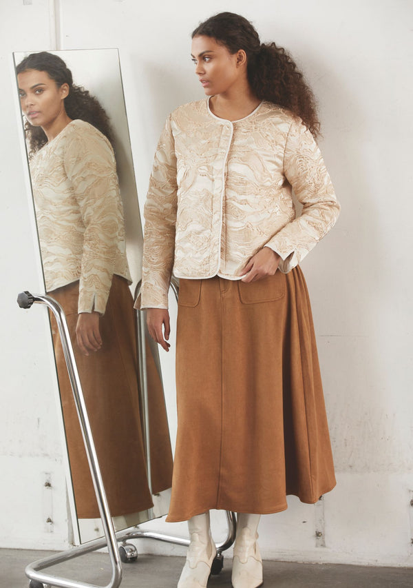 I SAY Kaja Skirt Skirts 102 Camel