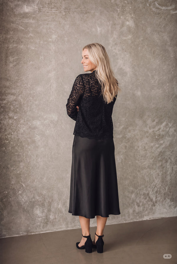I SAY Kamille Lace Blouse Blouses 900 Black