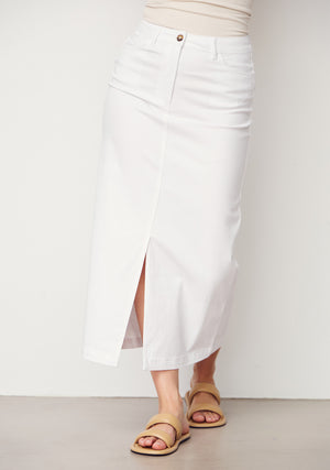 I SAY Karuna Long Skirt  Skirts 100 White