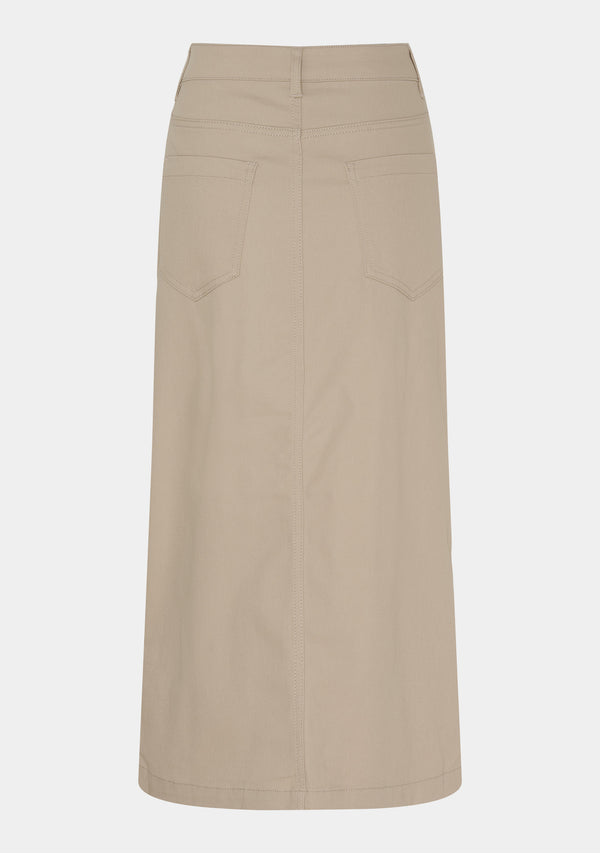 I SAY Karuna Long Skirt  Skirts 117 Dark Sand