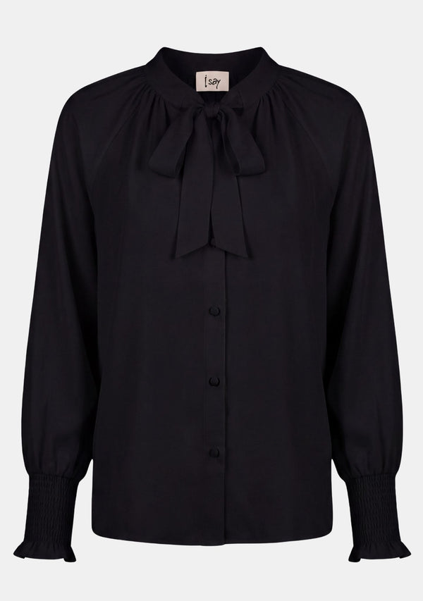 I SAY Konnie Deco Shirt Shirts 900 Black