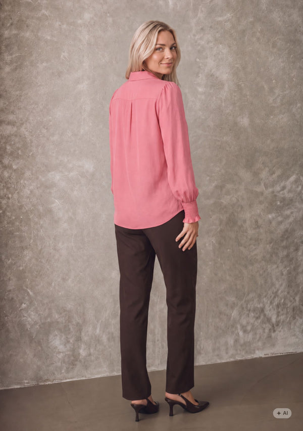 I SAY Konnie Flounce Shirt Shirts 529 Warm Pink