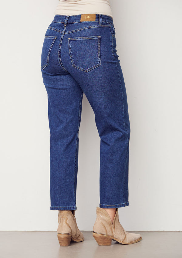 I SAY Lido Straight Jeans Pants 633 Basic Denim Wash