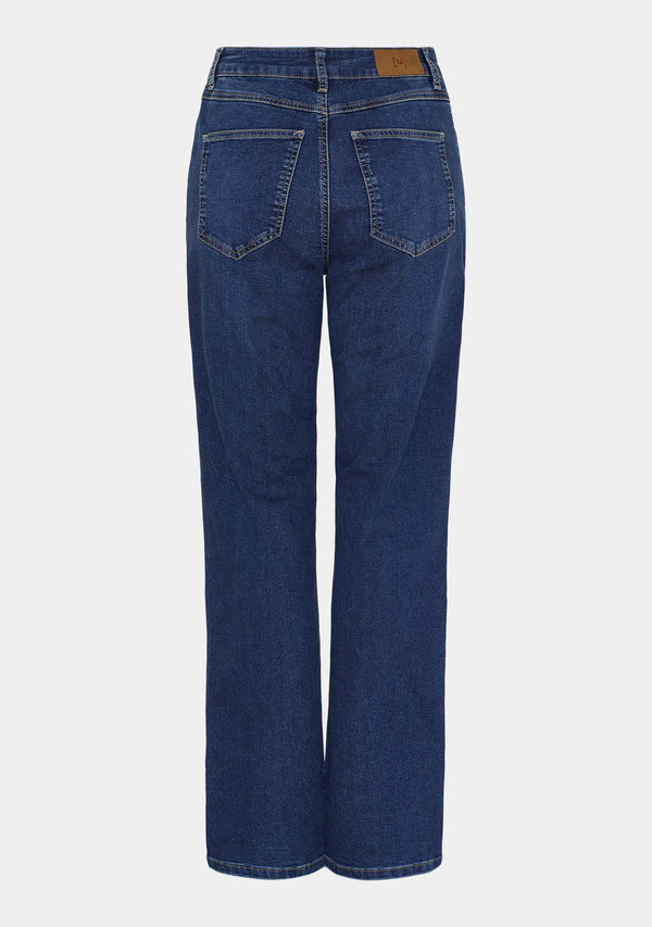 I SAY Lido Straight Long Jeans Pants 633 Basic Denim Wash