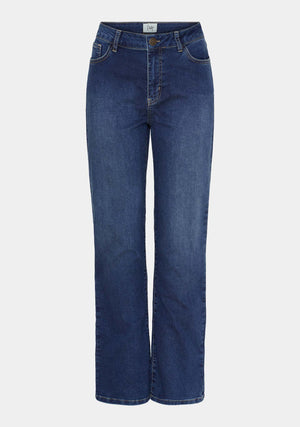 I SAY Lido Straight Long Jeans Pants 633 Basic Denim Wash