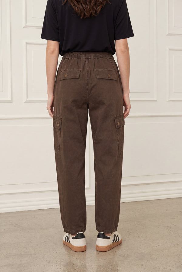 I SAY Livigno Wide Pant Pants 363 Washed Brown
