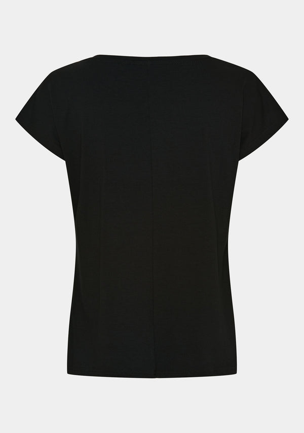 I SAY Louis V-Neck T-Shirt T-Shirts 900 Black