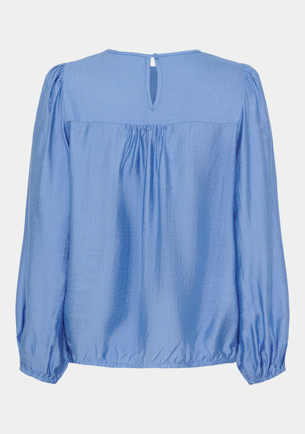 I SAY Lykke Lace Blouse Blouses 604 Blue