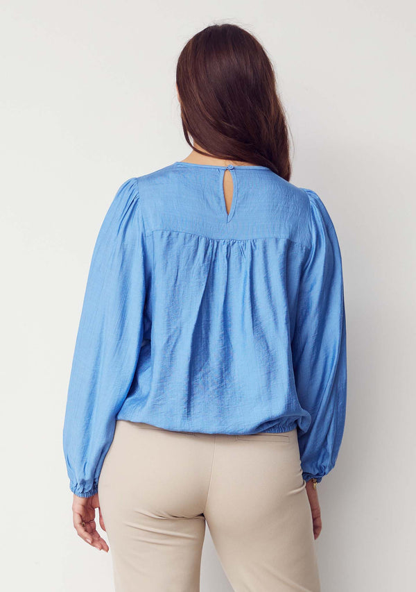 I SAY Lykke Lace Blouse Blouses 604 Blue