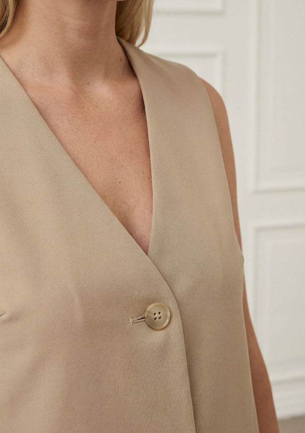 I SAY Majse Waistcoat Vest 149 Classic Camel