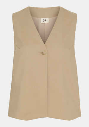 I SAY Majse Waistcoat Vest 149 Classic Camel