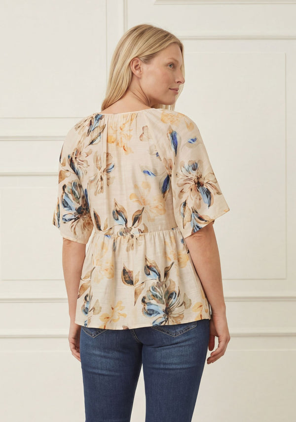 I SAY Margo Printed Blouse Blouses A55 Summer Flower