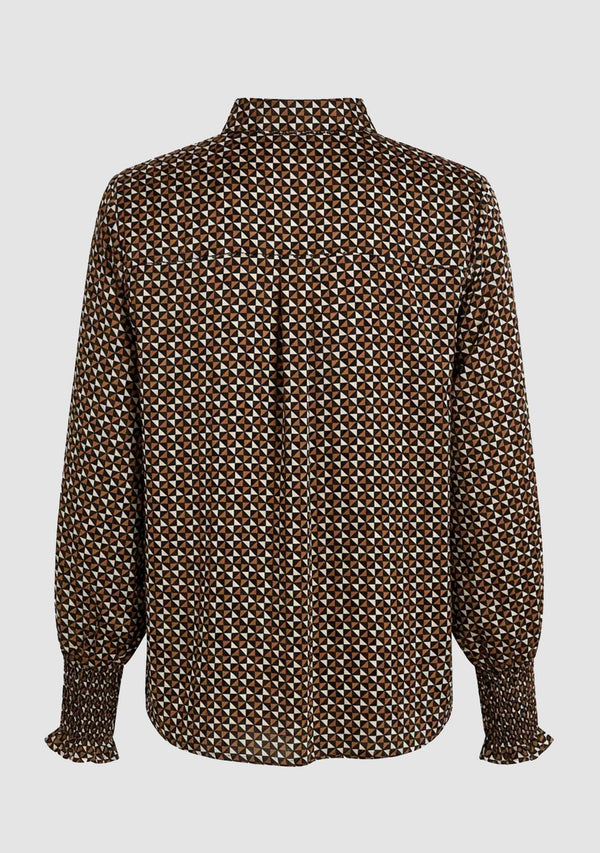 I SAY Melba Printed Blouse Blouses A93 Geometric